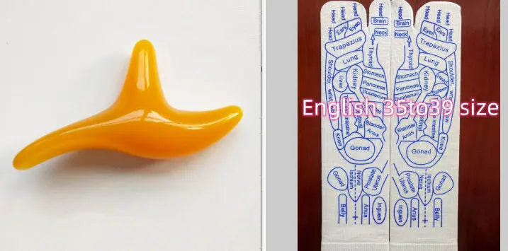 Massage Relieve Tired Feet Socks Acupressure Foot Massager Reflexology Socks Foot Point Sock Foot Point Tool Physiotherapy Sock – Medical Grade Compression Socks for Support Cerise Max