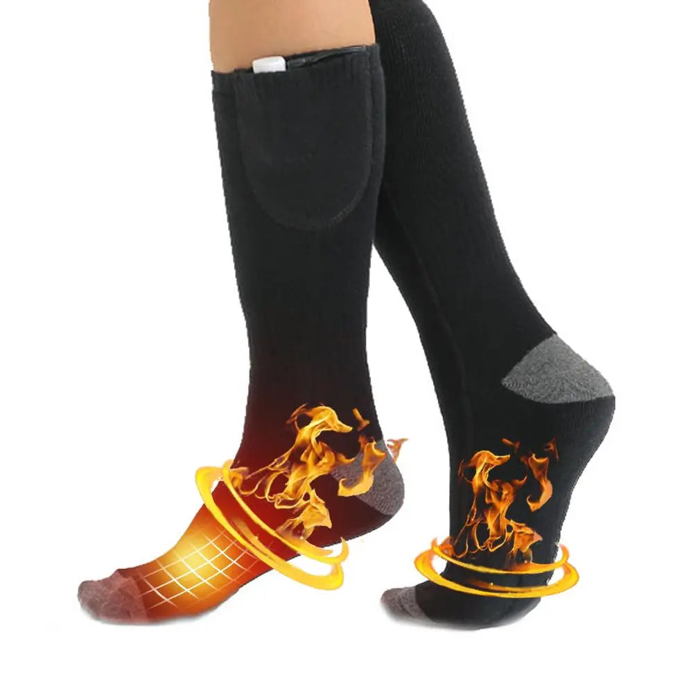 Winter Warm Adjustable Men Women Electric Battery Foot Warmer Socks SP – Performance Athletic Socks for Active Wear Pink Iolaus