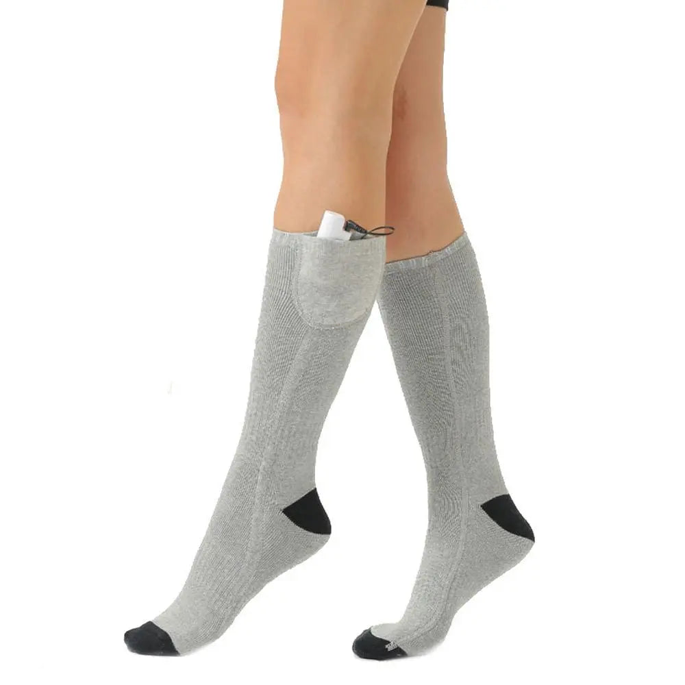 Winter Warm Adjustable Men Women Electric Battery Foot Warmer Socks SP – Performance Athletic Socks for Active Wear Pink Iolaus