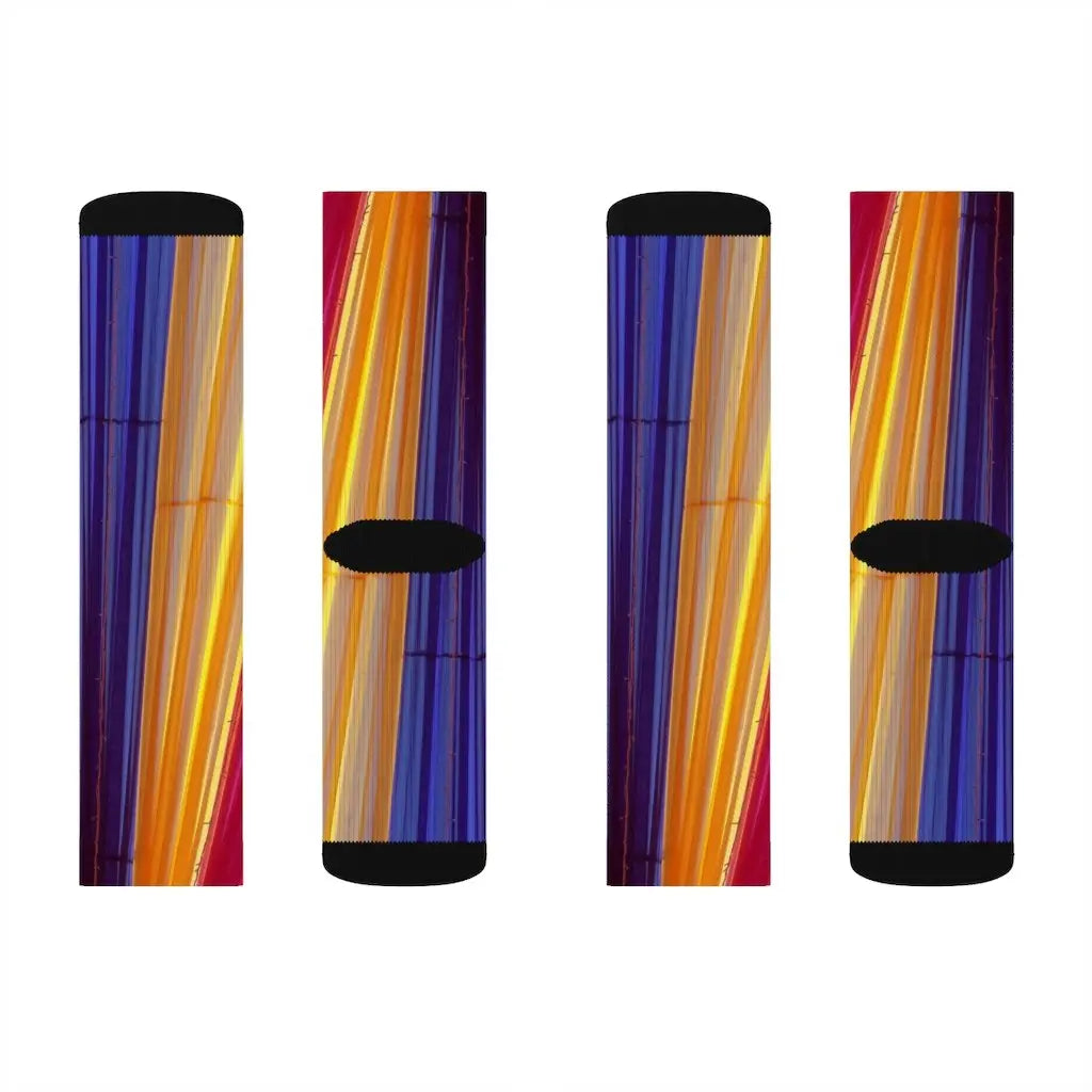 Colorful Striped Fun Novelty Socks Pink – Premium Dress Socks for Office & Formal Wear Yellow Pandora