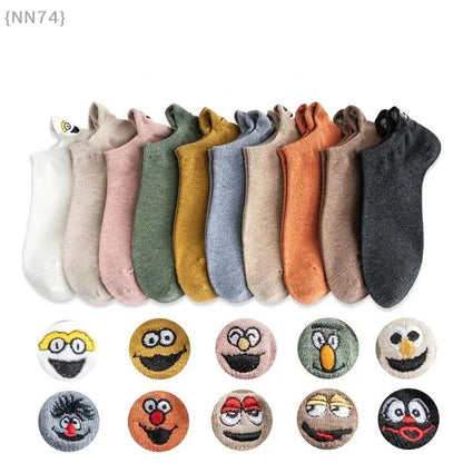 【No】Casual Funny Ankle Socks for Women - Fashion Novelty Design with Cute Embroidery Expressions – Bold & Fun Statement Socks Sockology
