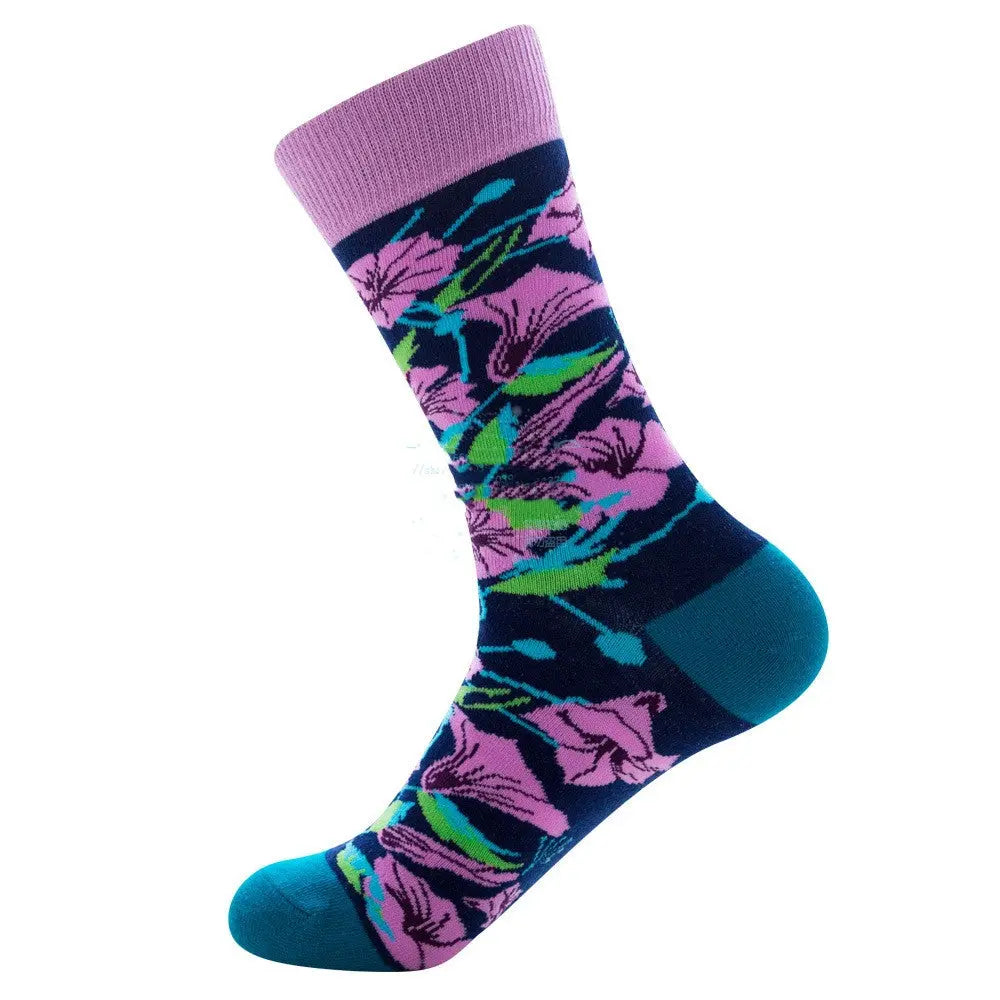 Medium sock personality female socks – Bold & Fun Statement Socks Cerise Max