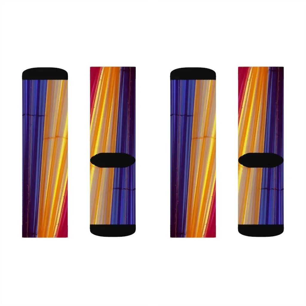 Colorful Striped Fun Novelty Socks Pink – Premium Dress Socks for Office & Formal Wear Yellow Pandora