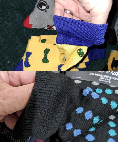 Men's Bear Socks - 12 Pairs – Premium Dress Socks for Office & Formal Wear Maroon Menoetius