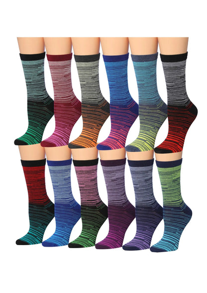 Mini striped Socks - 12 Pairs – Premium Dress Socks for Office & Formal Wear Maroon Menoetius