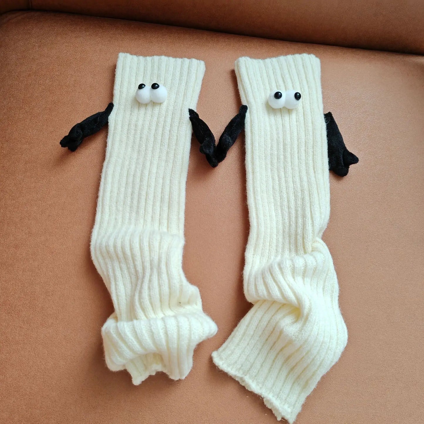 Couple Magnetic Handle Cute Pull Foot Foot Sock – Romantic Socks for Couples & Special Moments Cerise Max
